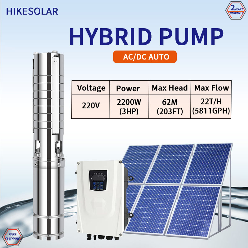 Farming Pump For Agriculture - 하이브리드 DC AC 태양광 발전 고압