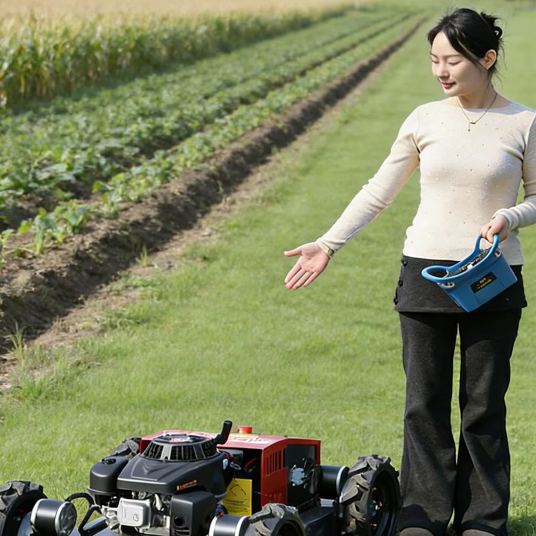 Agriculture Farming Practices - 맞춤형 중장비 원격 제어 플레일 모어,