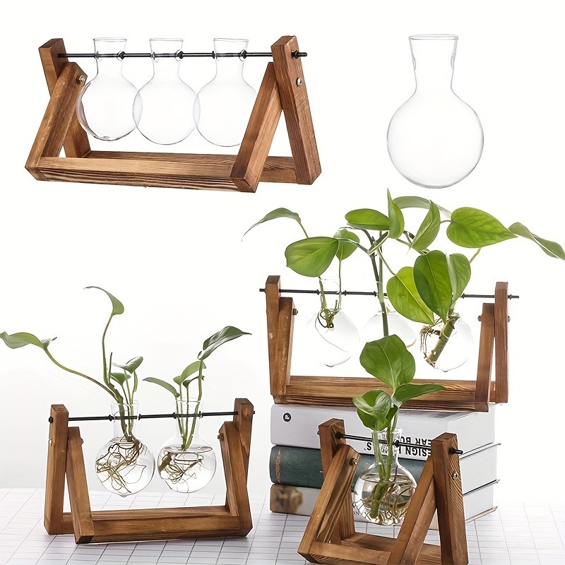 Plant Growth Regulator - 탁상 유리 화분 전파 스테이션, 수경