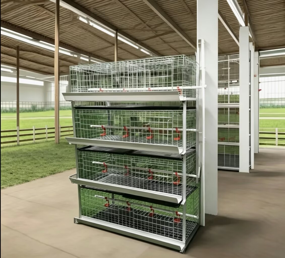 Farming System & Sustainable Agriculture - 새로운 H형 육계 케이지 시스템 배터리식