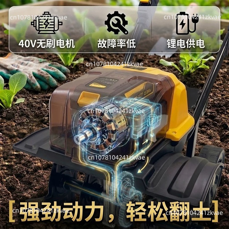 브러시리스 마이크로 경운기, 채소밭 토양 경작용, 온실 - Soil Tilling Cultivator 리뷰 및 가격