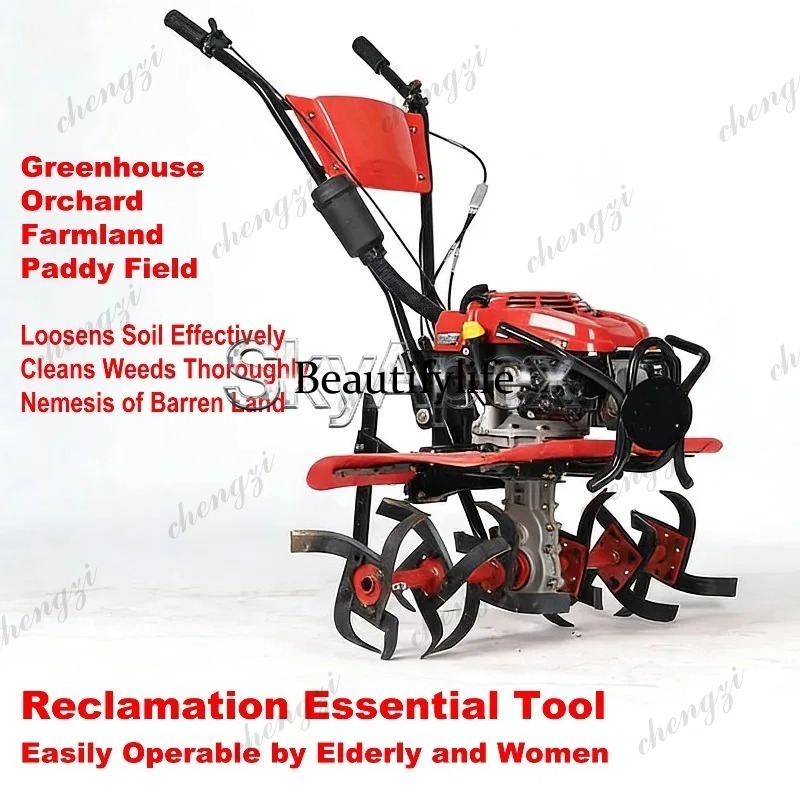 M81 4행정 미니 농업용 경운기 다기능 제초, 배수로 - Soil Tilling Cultivator 리뷰 및 가격
