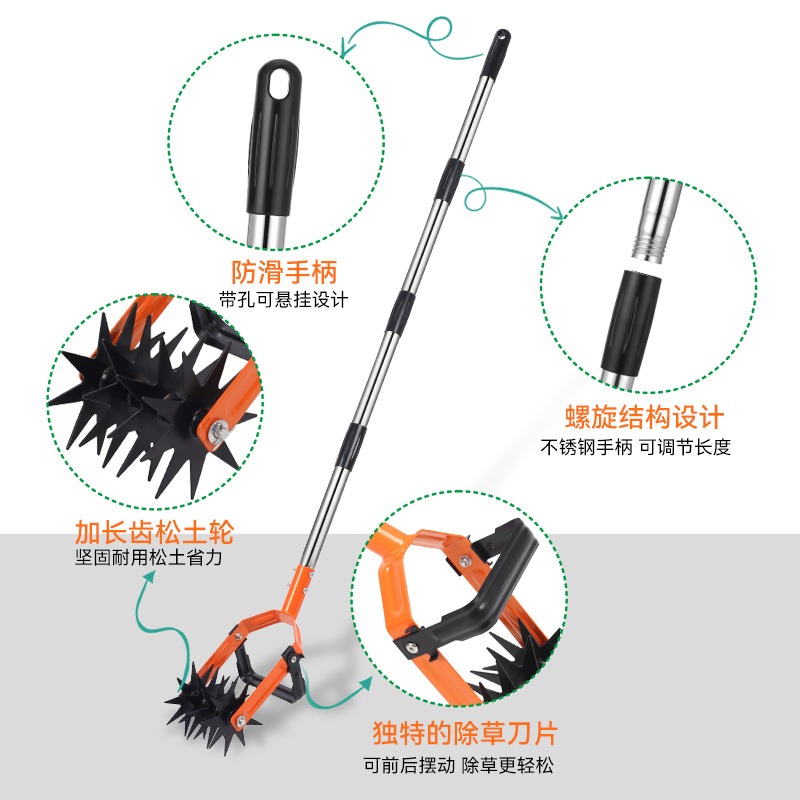 이중 기능 회전식 경운기, 잡초 제거, 흙 풀기 및 굴 - Soil Tilling Cultivator 리뷰 및 가격