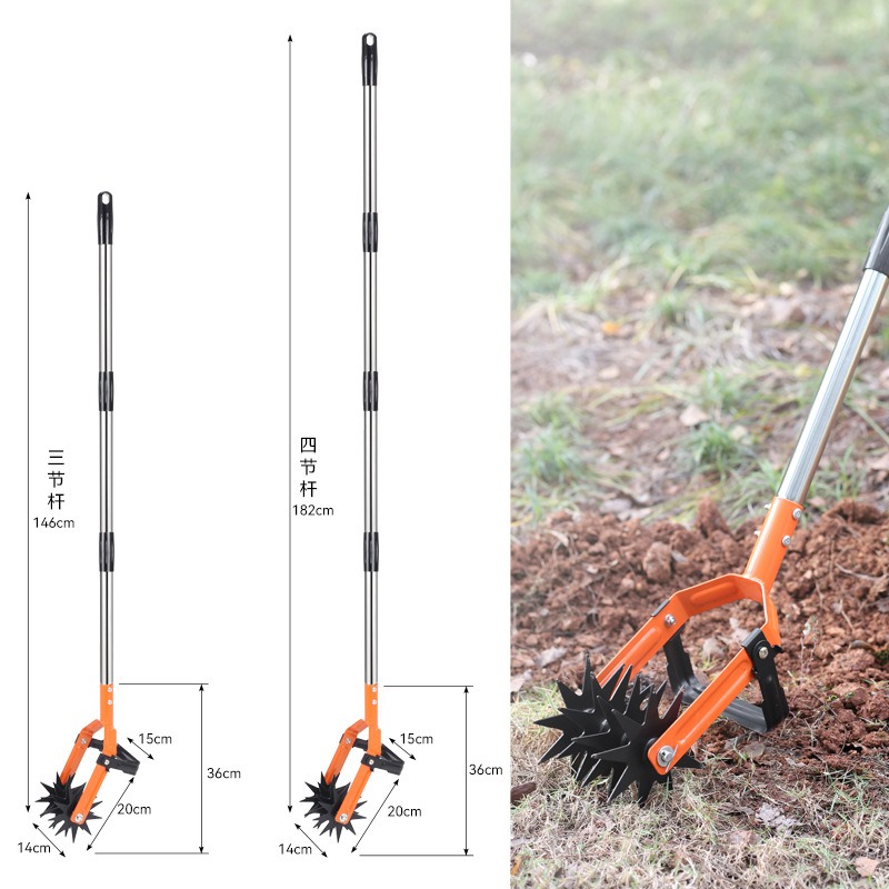 이중 기능 회전식 경운기, 잡초 제거, 흙 풀기 및 굴 - Soil Tilling Cultivator 리뷰 및 가격